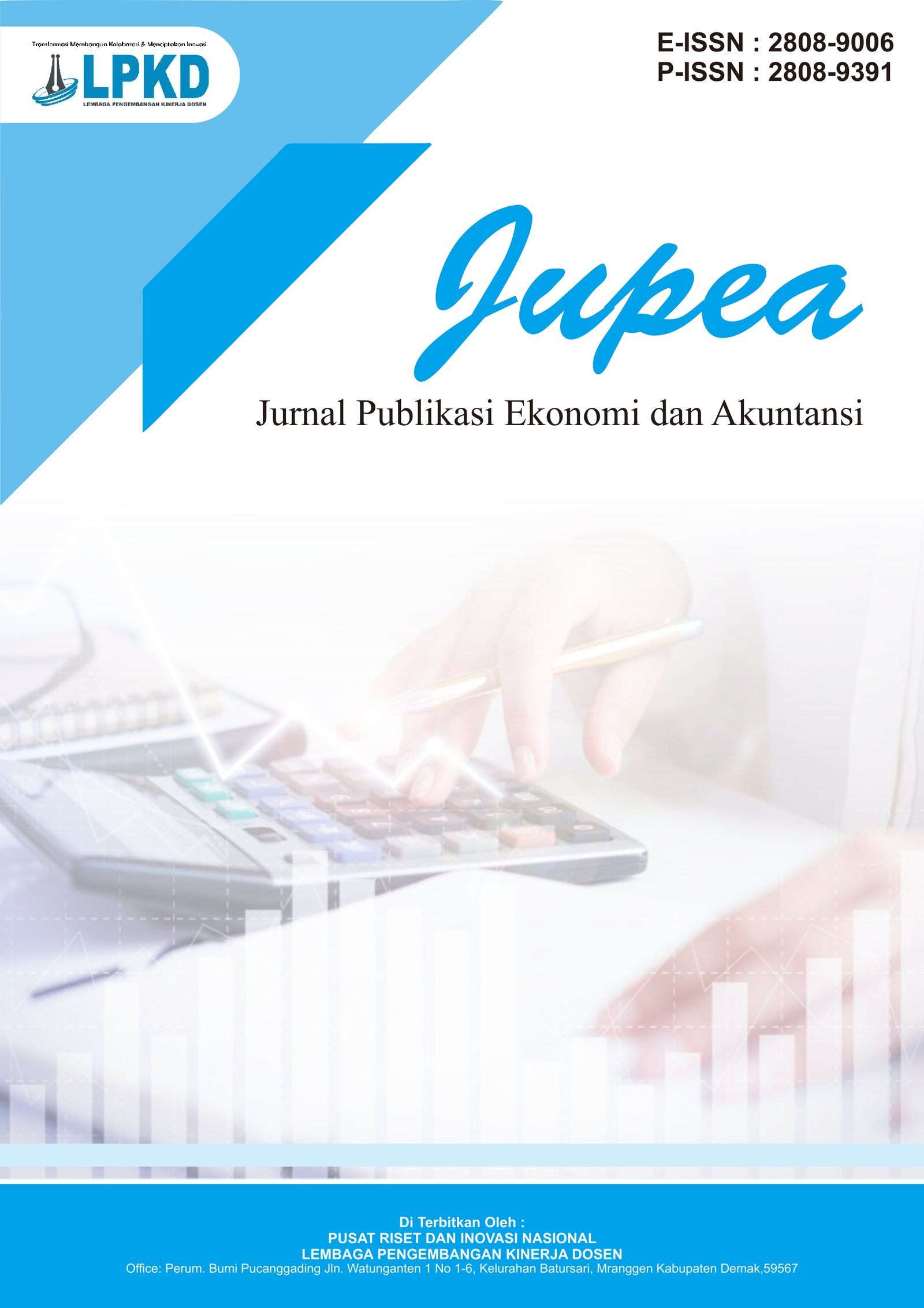 					Lihat Vol 1 No 1 (2021): Januari : Jurnal Publikasi Ekonomi dan Akuntansi (JUPEA)
				